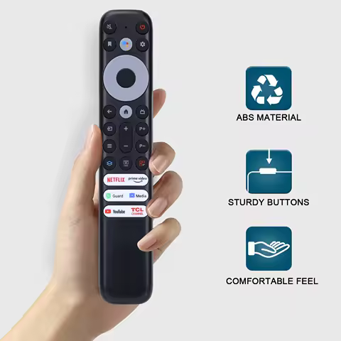 Rc902V Fmr1Remote Control Fit for Tcl Android Tv 65X925 50P725G 55C728 X925 75H720 40S330 32S330 43S434 50S434 55S43 No Voice