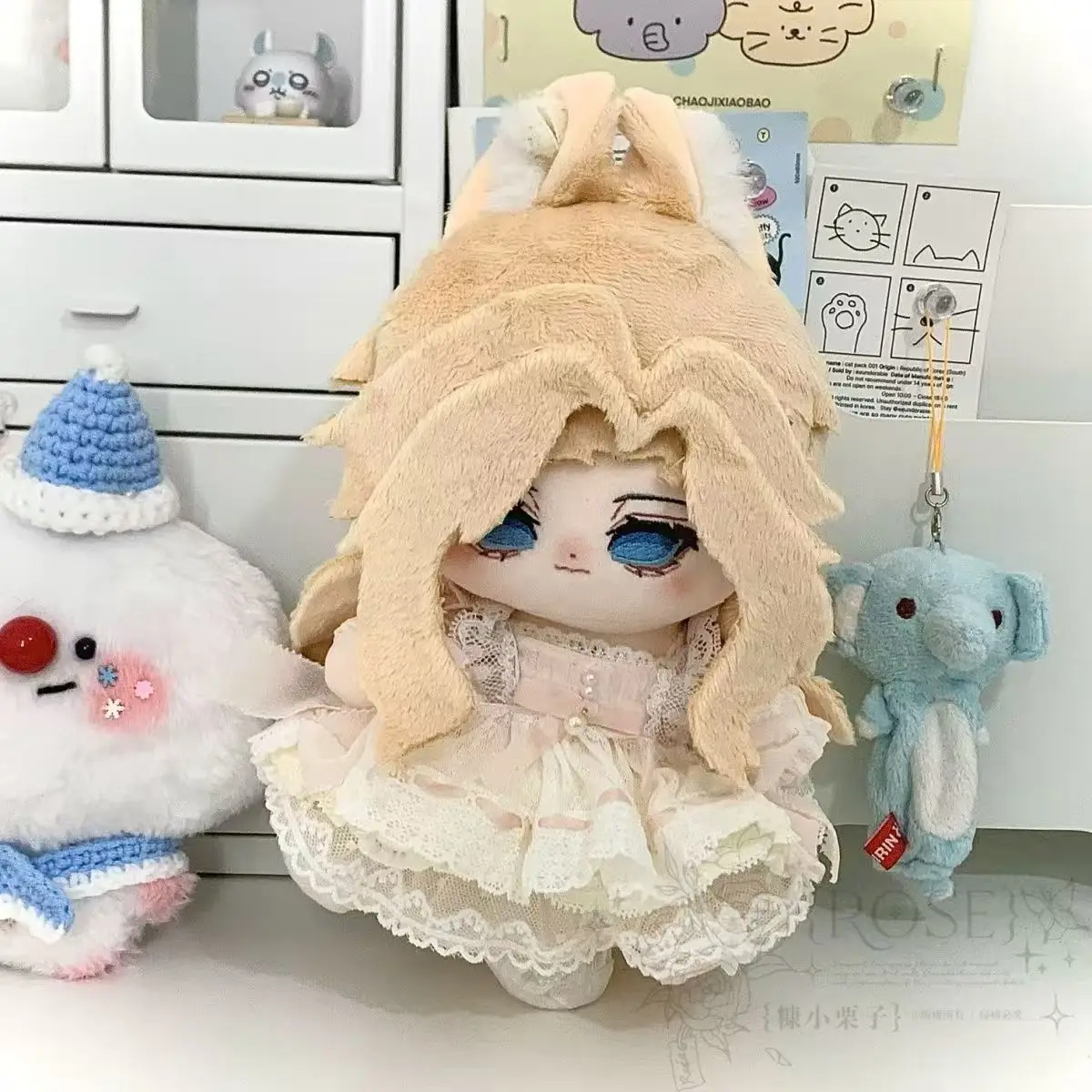 20 Cm Anime Identity V Joseph Desaulniers Hangover Cute Dress-up Doll Cartoon Stuffed Plush Doll Cosplay Birthday Gift Toys Xmas