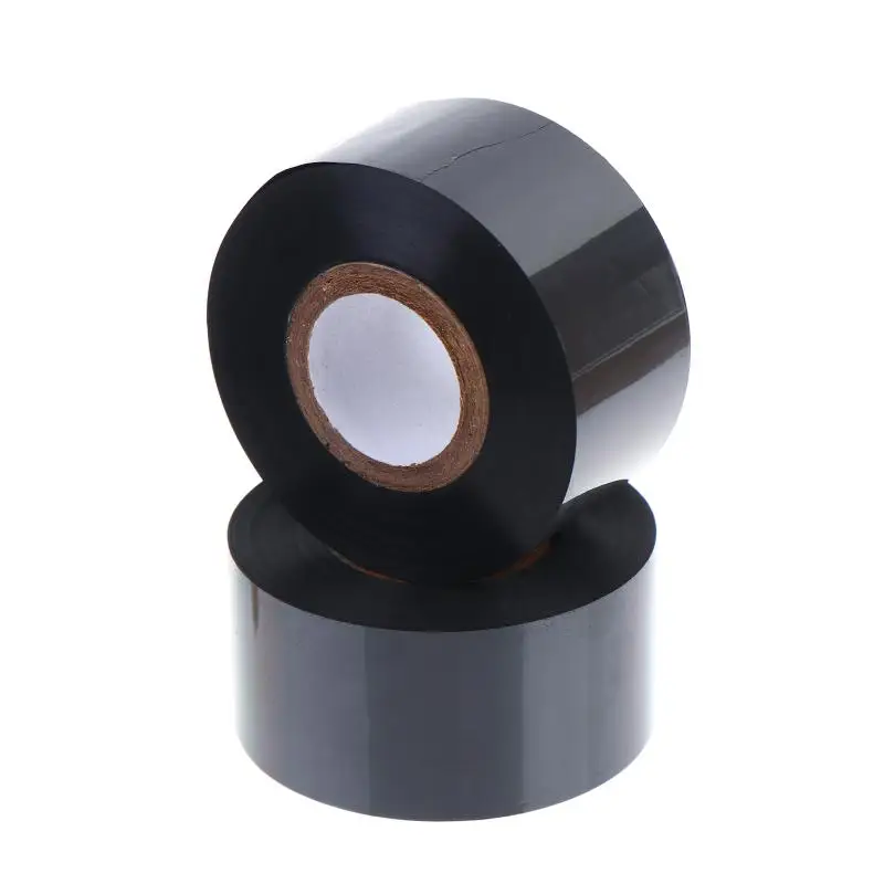 1/2/3Pcs FC2 30*100m Black Thermal Printing Ribbon For Stamping Machine Printer Ink Heat Transfer Tape Production Date Printing