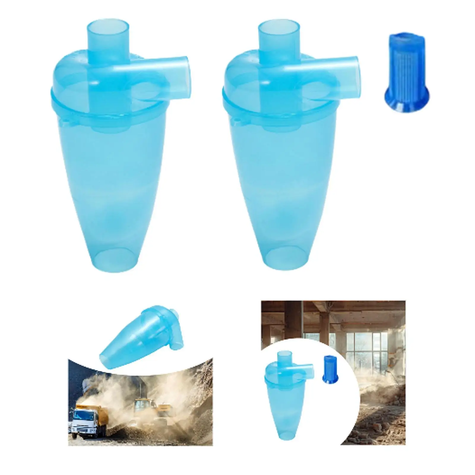 Cyclone Dust Collector PP Dust Collection for Decoration Construction Mining