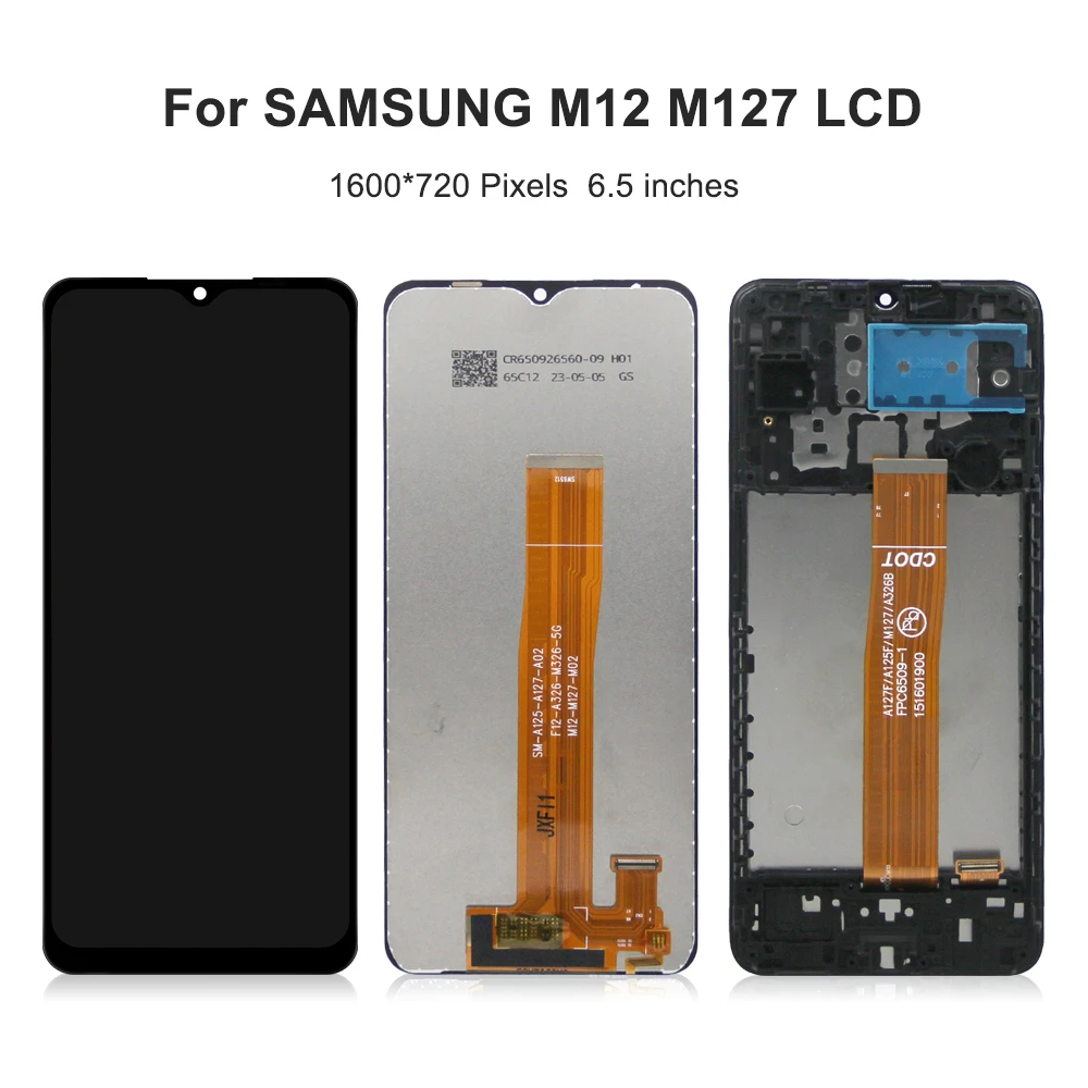 

6,5 ''M12 для Samsung для Ori M127 M127F SM-M127F/DSN ЖК-дисплей сенсорный экран дигитайзер в сборе Замена