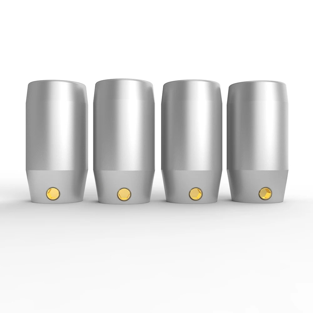 4-кратный аудиокабель CT4021S серебристого цвета, кабель RCA для динамика, аудиопровод Nosie, стопорный кабель, диаметр 9 мм