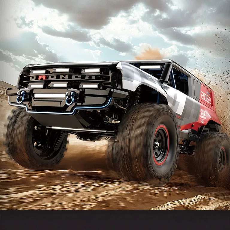 MJX Hyper Go 1/18 Rc Crawler H18P Bronco Baja 1000 1/18 Brushless Off Road Climbing Car Official Licensed Abs Shell For Adult