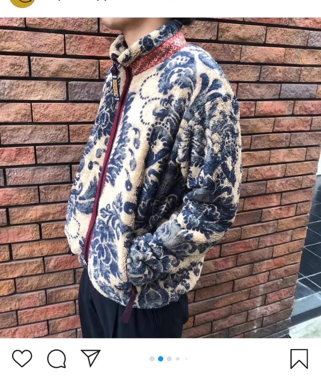 

2023 Kapital Autumn/Winter Fleece Retro Casual Zipper Warm Jacket WT02