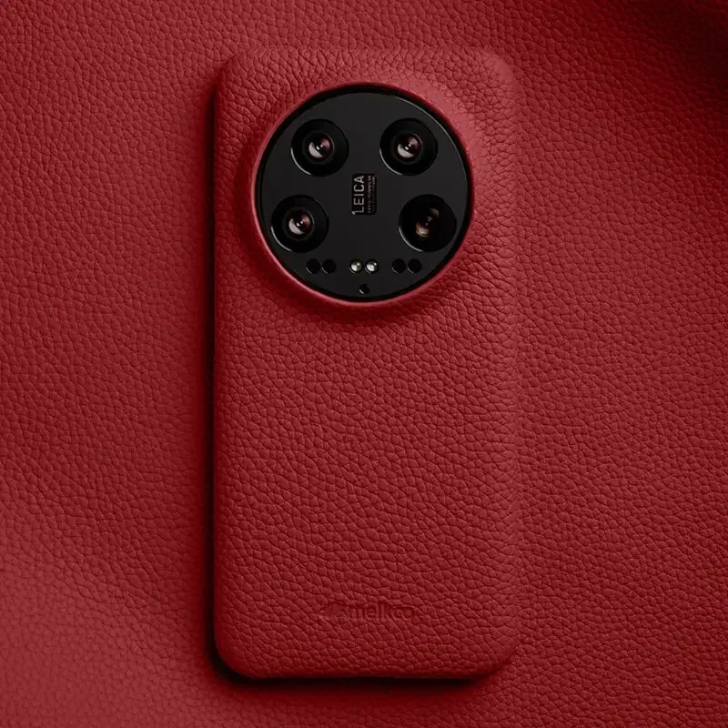 Melkco Custodia in vera pelle al 100% per Xiaomi 14 13 Ultra Pro 5G Custodia di lusso premium con protezione per fotocamera Custodia in pelle di