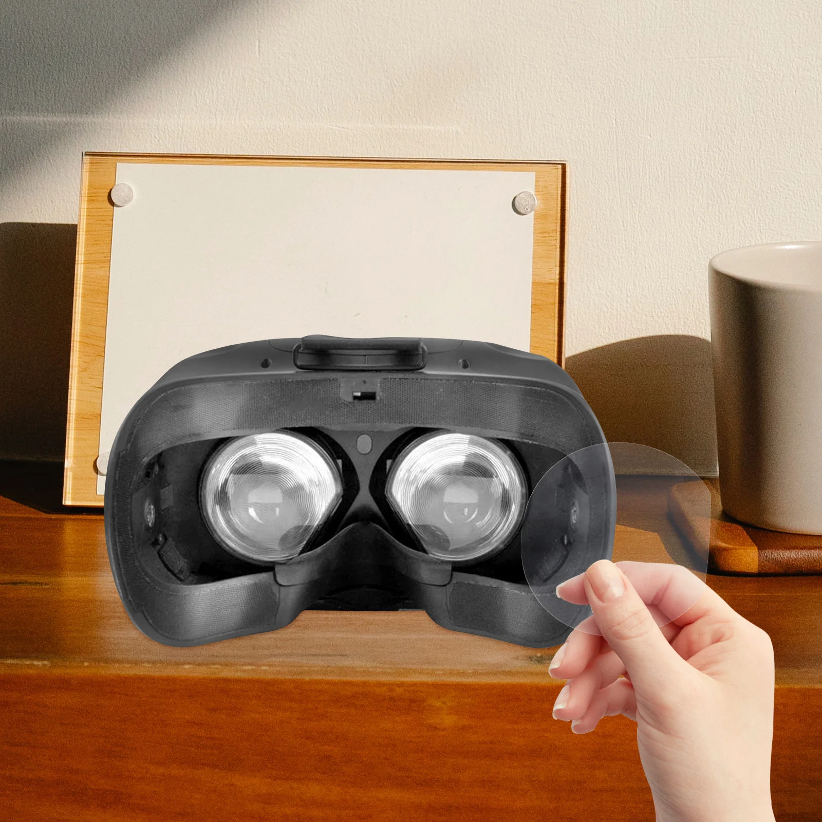

1 Set High Clarity TPU VR Headset Lens Protector Anti-Fingerprint Shockproof Cover Compatible With HTC Pro VR Screen Protector