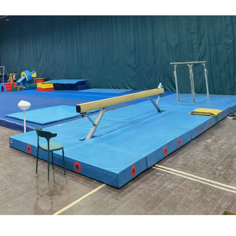 Gymnastics Floor Balance Beam Foam Beam 5m Aluminium Material  Barra De Equilibrio for Sale