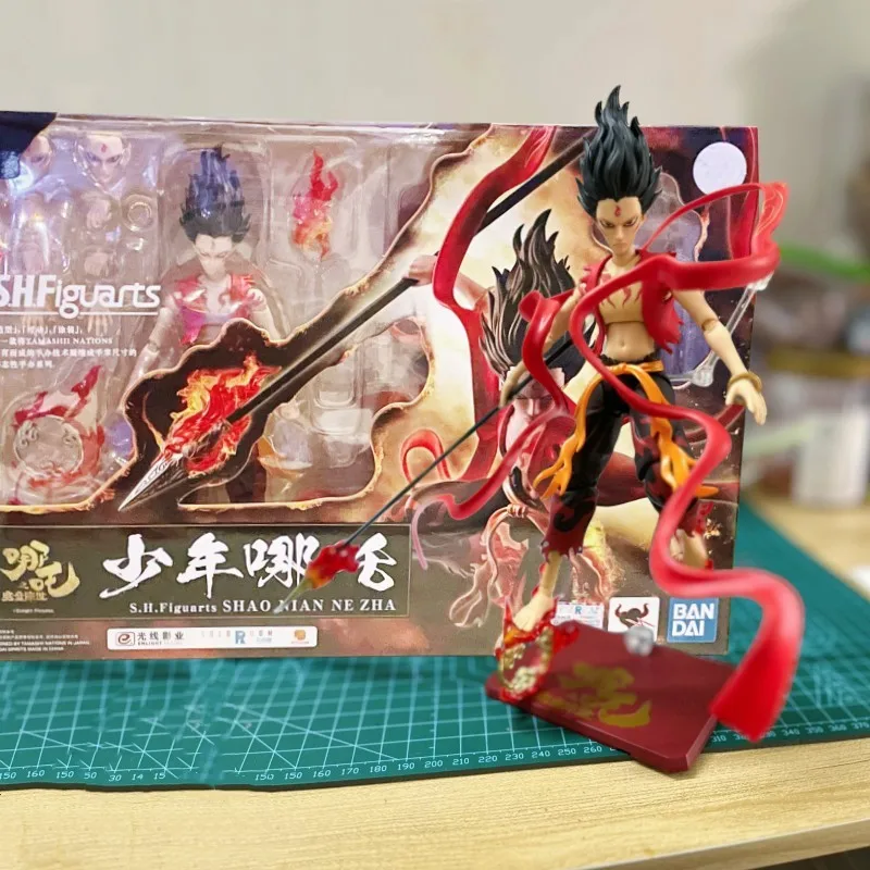 

Original Shf Nezha Birth Of The Demon Ne Zha Action Figures China Anime Toy Figural Periphery Ornament Model Toys In Stock