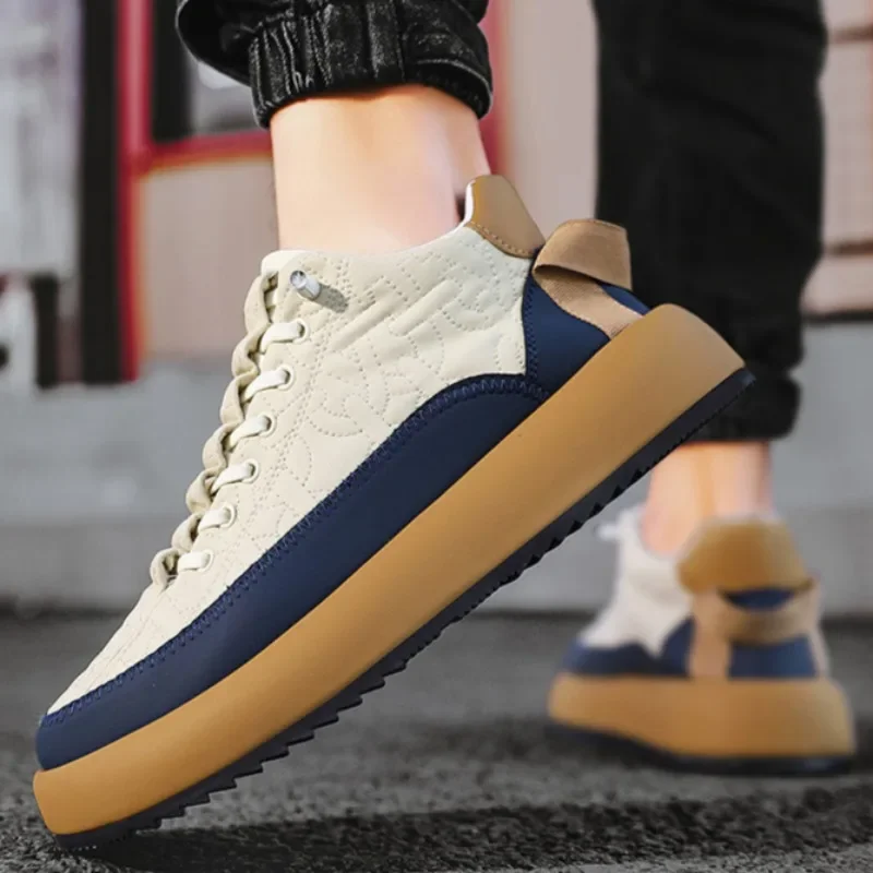 Fashion Men's Sneakers Korean Version Trend  Casual Shoes Platform Vulcanized Shoes for Men Brand Tennis Shoes Zapatillas Hombre