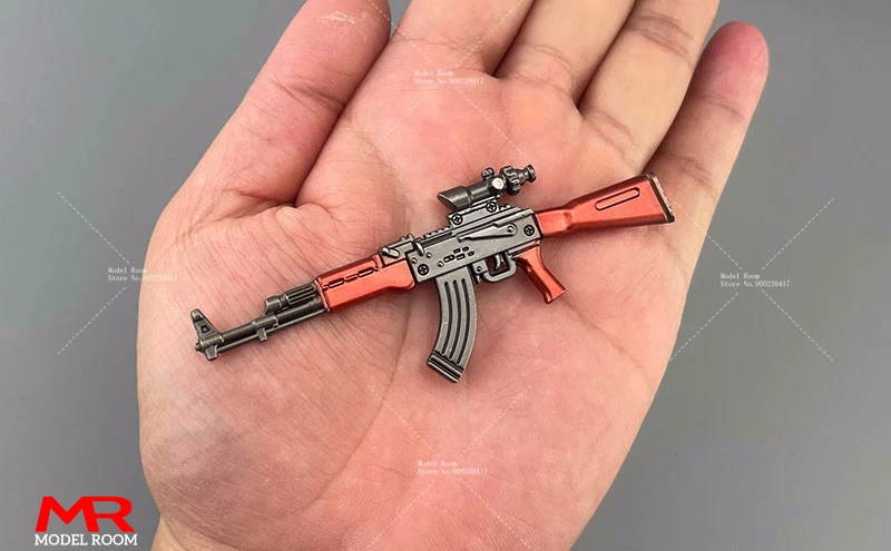 1/12 Scale Mini Sniper Rifle Gun Model AKM M4A1 98K Scene Accessories Fit 6'' Male Female Soldier Action Figure Body