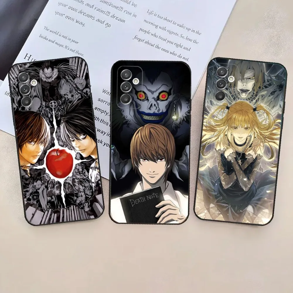 

Anime D-Death Note L Phone Case For Samsung Galaxy A20,A21s,A22,A31,A32,A52,A53,A72,73,A80,A91 Soft Black Phone Cover