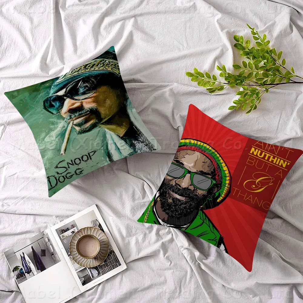 Rapper S-Snoop D-Dogg Pillow Gift Home Office Decoration Pillow Bedroom Sofa Car Cushion CoverPillow Case