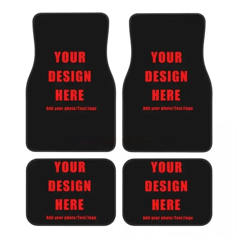 Universal Custom Car Interior Accessories Send Your Design To Customer Before Placing Order Auto Floor Mats Personalized Design