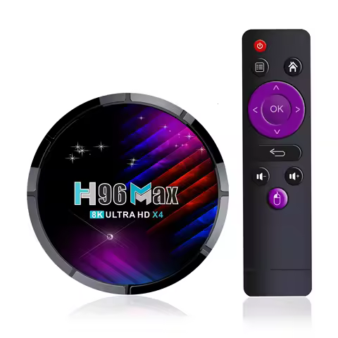 H96Max S905X4 8K Android Smart TV Box 2G 16G 2.4&amp;5G Dual Band Wifi 8K Ultra HD Set Top Box Media Player Voice Remote USB3.0/2.0