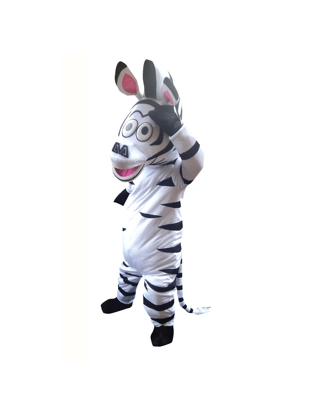 Zebra Mascot Cosplay Trajes, Vestido extravagante, Roupa Halloween