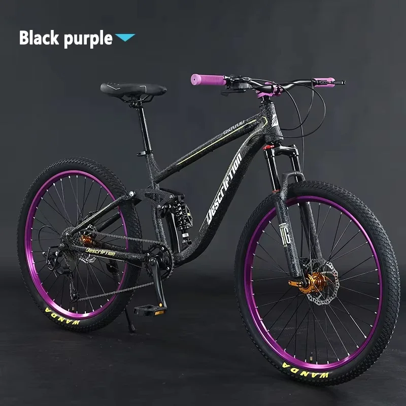 9/10 speed soft tail mountain bike 27.5 inch mtb hydraulic disc brakes Cross Country bicycle shock absorption Downhill bicicleta