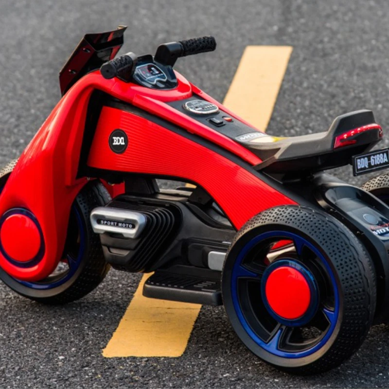 ‌ Motocykl Baby Balance 1-3 lata - zdalnie sterowany rowerek trójkołowy z oświetleniem muzycznym, rower edukacyjny zapobiegający przewróceniu, prezent na 1. urodziny dla małych dzieci