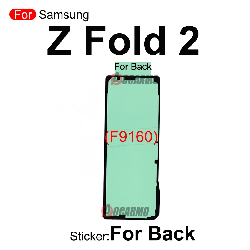 Do Samsung Galaxy Fold 1 / Z Fold2 / Z Fold3 Z klapką 5g F7000 F7070 F9000 F9160 F926 przednia naklejka LCD tylna pokrywa klej klej