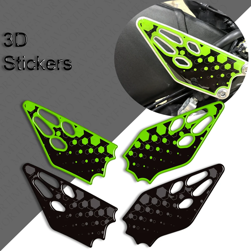 오토바이 스티커 연료 탱크 패드 그립 페어링 윈드스크린 윈드쉴드 장식 키트 가와사키 닌자 ZX-6R ZX6R ZX-6R 2024용