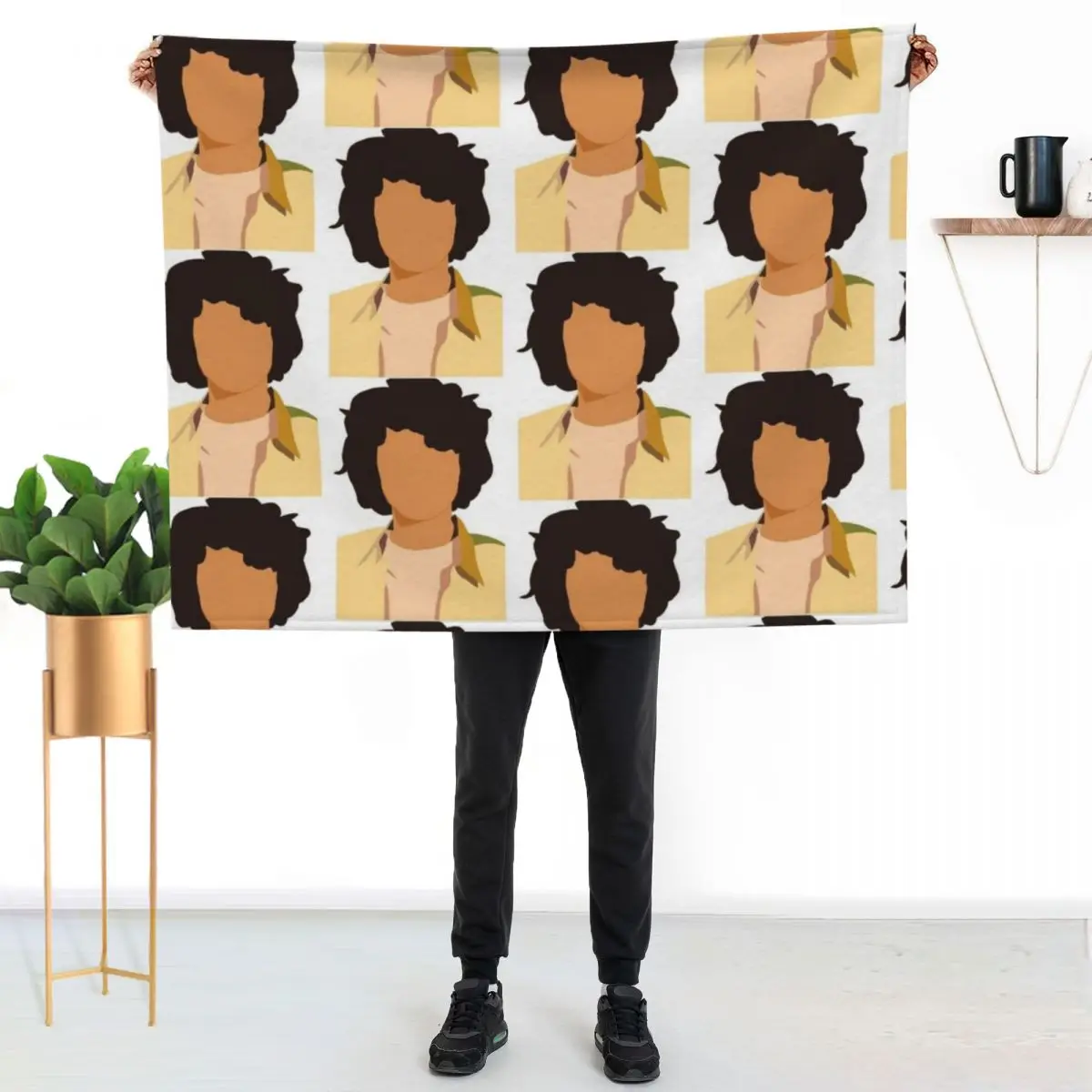 

Finn Wolfhard Throw Blanket Cozy Sofa Blanket for TV Watching Napping
