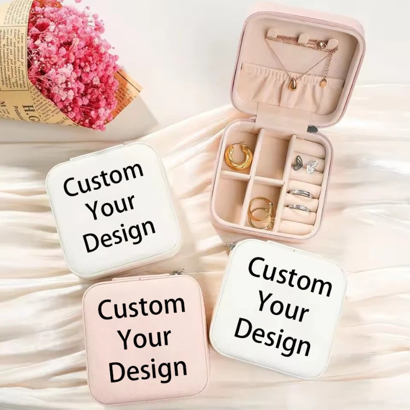 

Personalized Logo Mini My First Jewelry Organizer for Girls Customized Ballerina Small Travel Jewelry Box Gifts Customised Boxes
