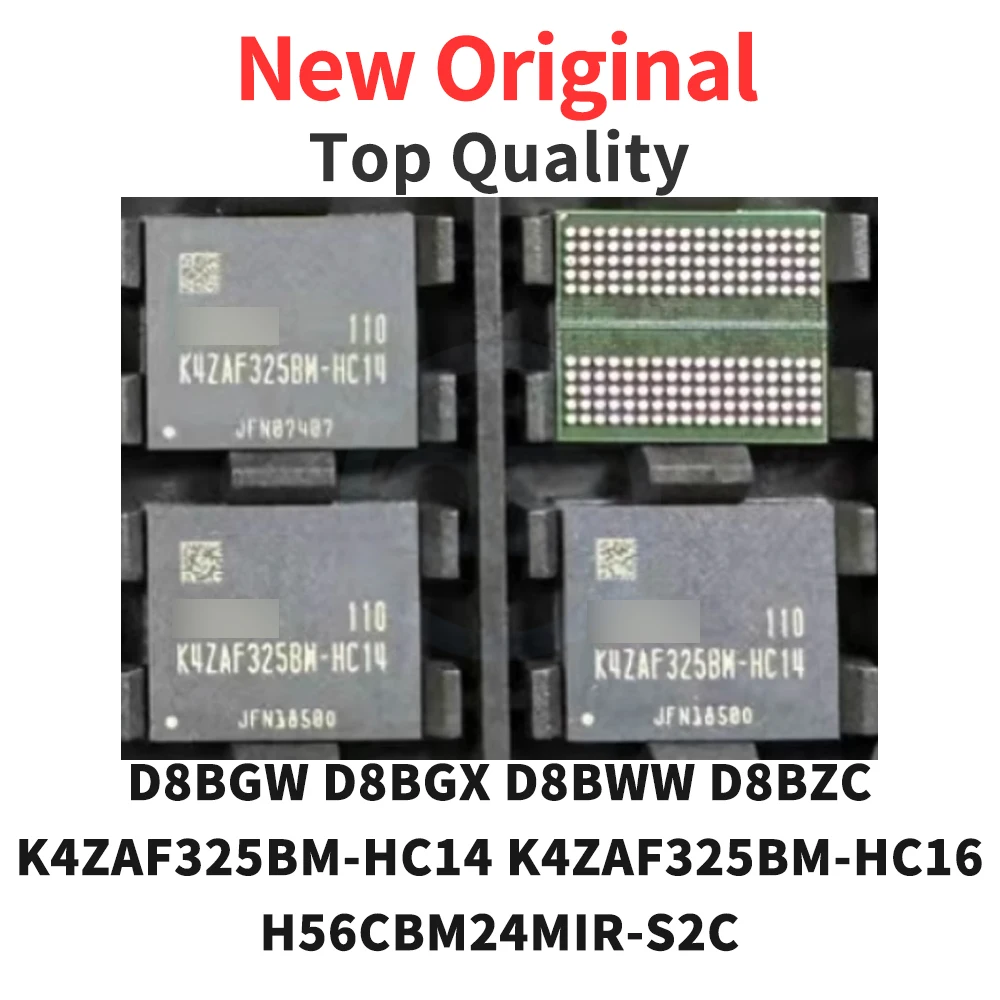 

(1 шт.) D8BGW D8BGX D8BWW D8BZC K4ZAF325BM-HC14 K4ZAF325BM-HC16 H56CBM24MIR-S2C BGA новый оригинальный
