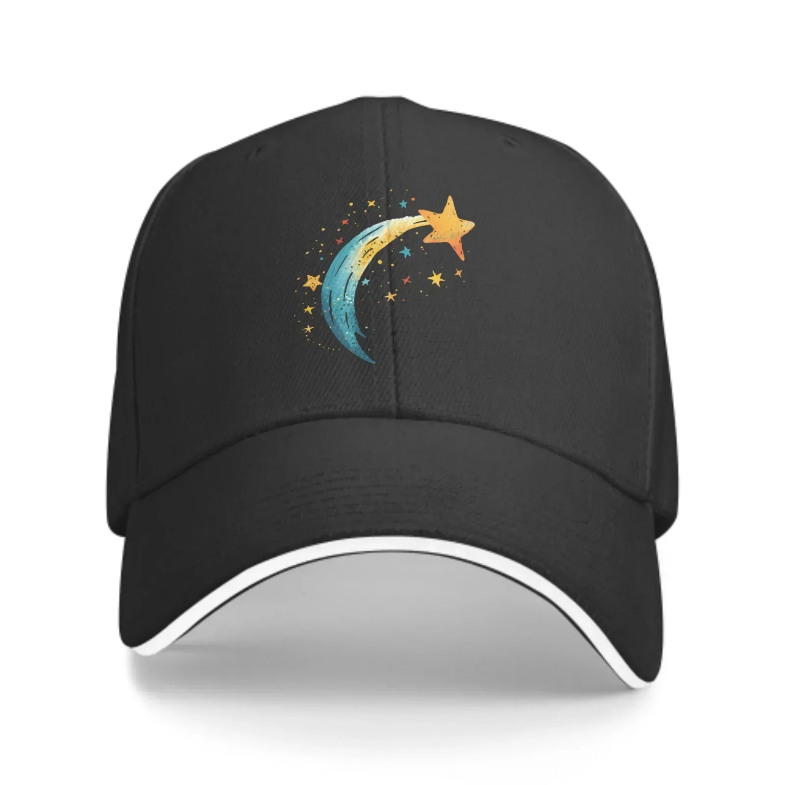 Meteor Galaxy Fashion Duck Tongue Cap Spring Summer Men's And Women's Adjustable Caps Outdoor Travel Leisure Baseball Hat