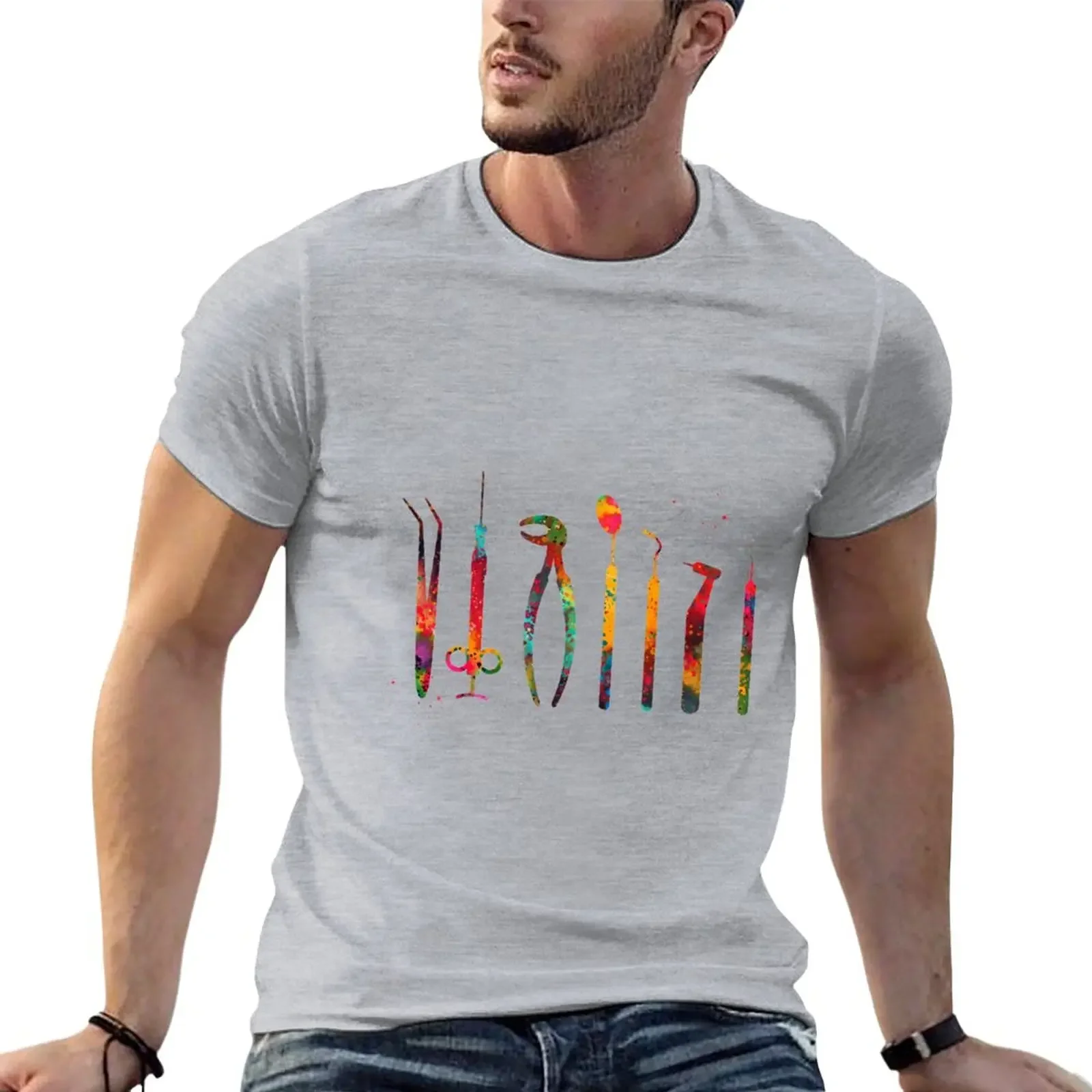 

Dentist Tools T-Shirt Aesthetic clothing vintage customs design your own mens funny t shirts