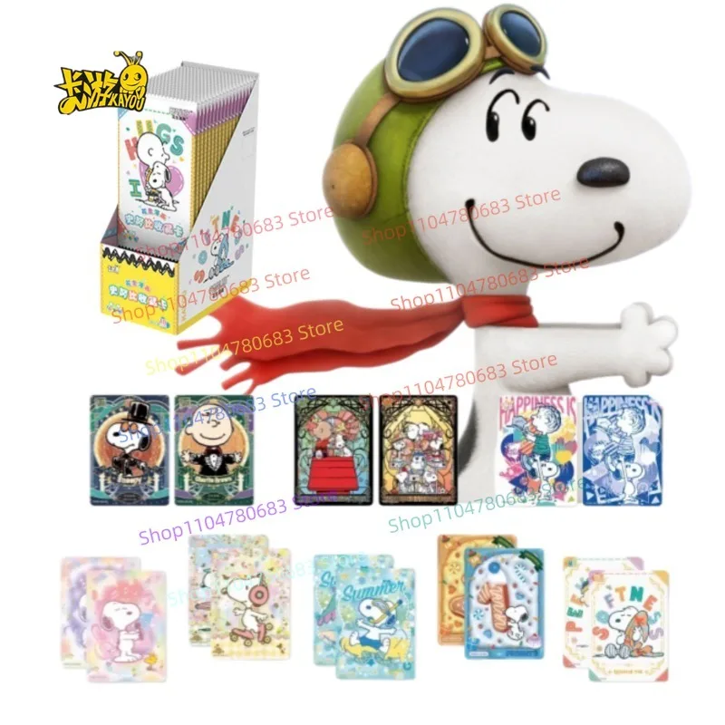 

Kayou Snoopy Cards, Peanuts Comics Peanuts Pack Wave 1 Full Box, Official Genuine Collectible Cards