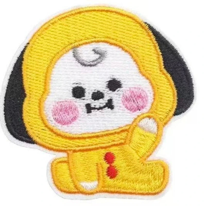 Broche brodée BT21 Koya Shooky - Baby Products Korea avis et prix