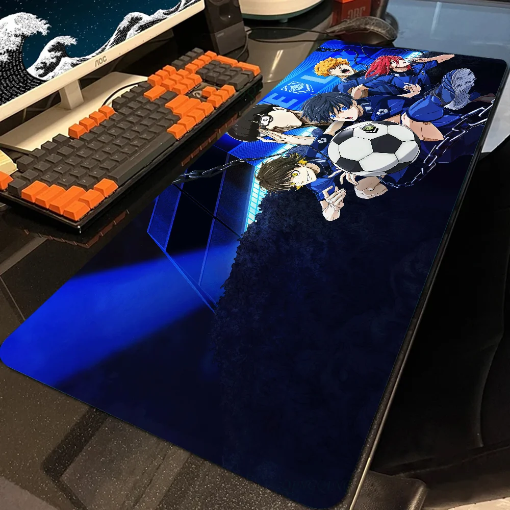 Anime Blue Lock Mousepad Mouse Mat With Pad gaming accessories Prime Gaming XXL Keyboard Pad Stitch Padding Mat