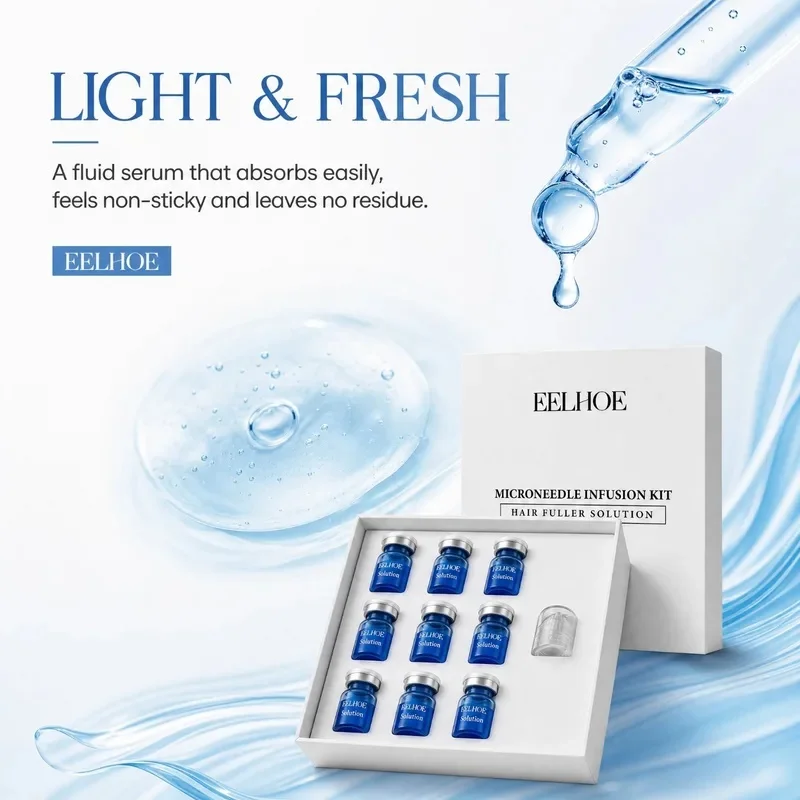 Copper Peptide Microneedle Hair Regrowth System - Scalp Nourishing Serum for Thicker Healthier Hair - Scalp Care Treatment JK337