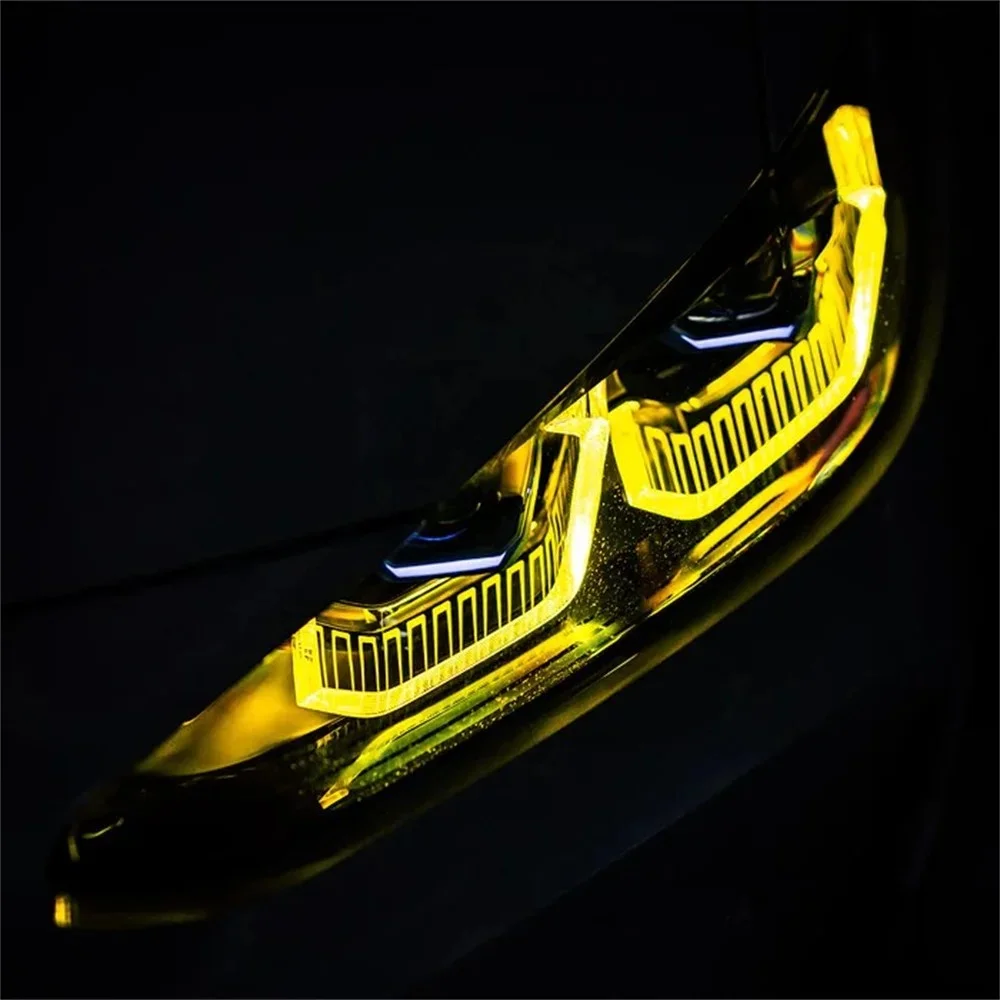 G82 Yellow Lemon DRL LED Modules For 2021 2022 BMW M3 M4 G22 G23 G26 G80 G83 430i M440i Laser Headlight Daytime Running Light