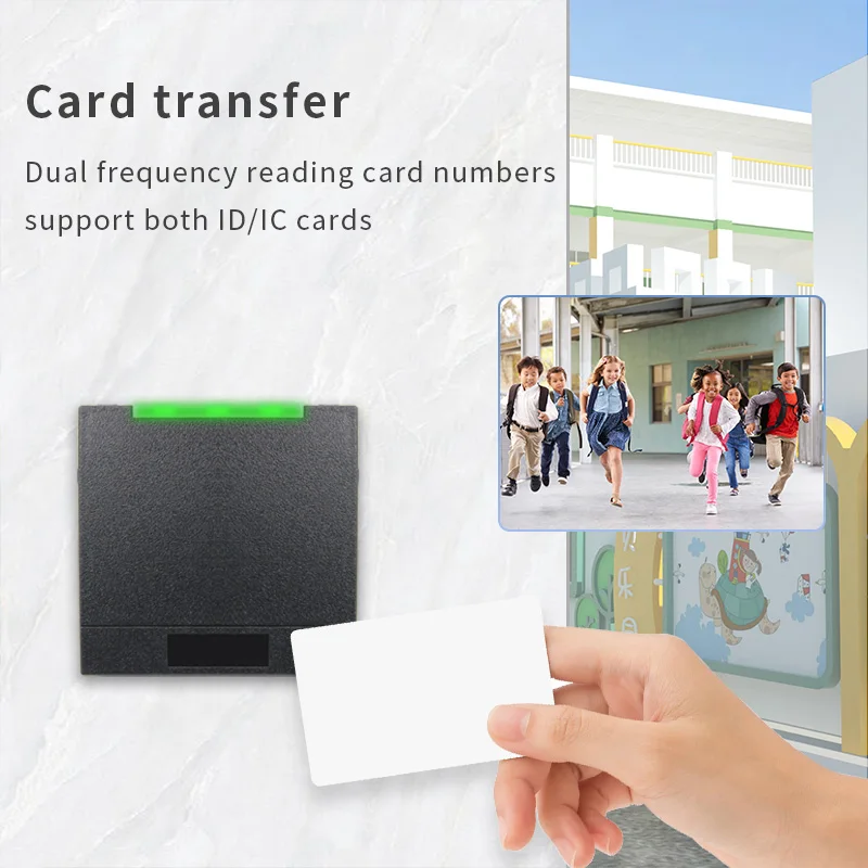 TCP IP Smart Echtzeitübertragung HTTP RJ45 Netzwerkkartenleser POE Connect RFID LAN Zugangskontrollleser für Vergnügungspark