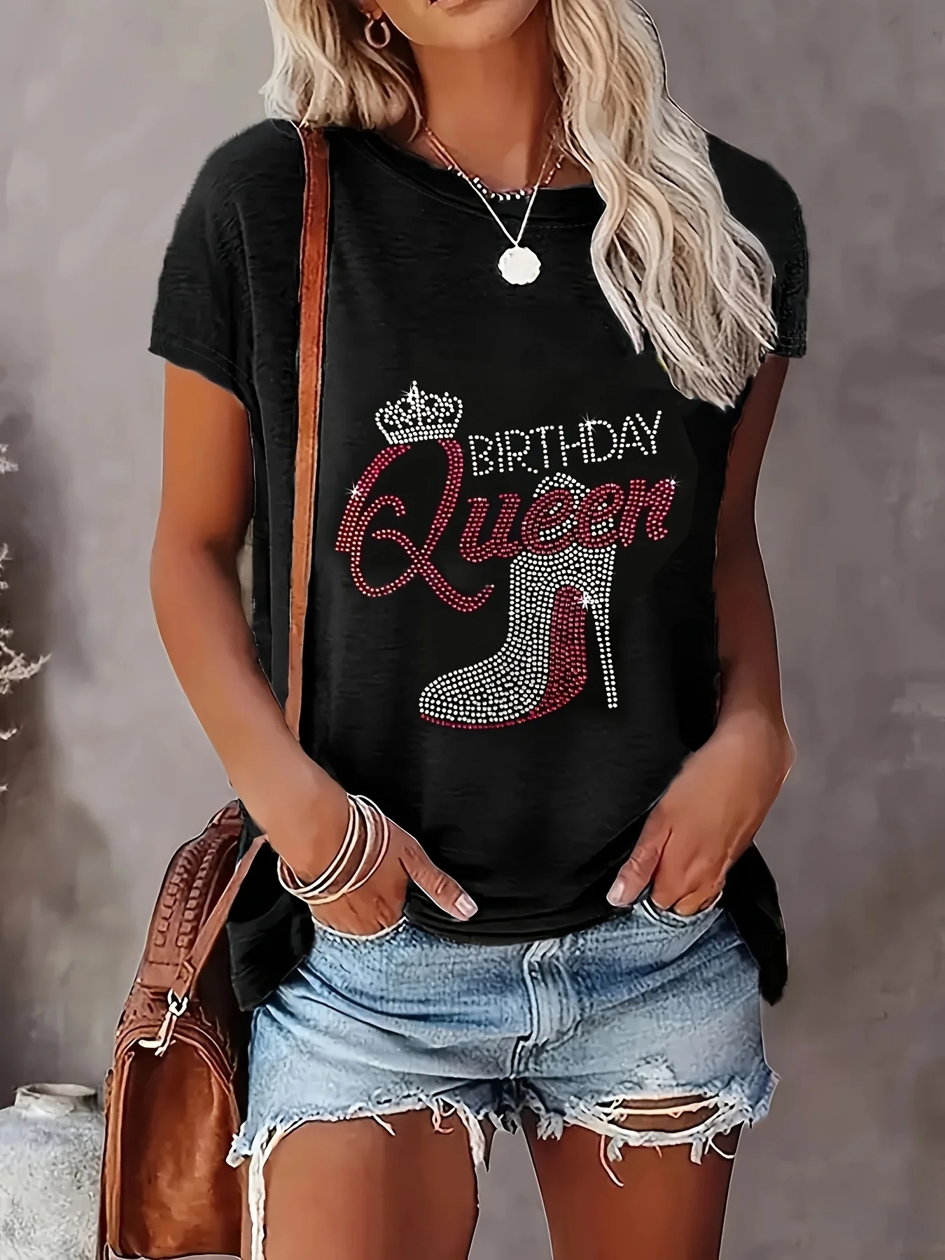 2024 New Plus Size T-shirt Fashion Printed Women\'s Summer Casual Loose Comfortable Top plus size plus size clothing