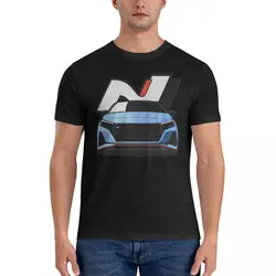 Męska koszulka Hyundai I20N szalony koszulki bawełniane z krótkim rękawem Hyundai T Shirt wycięcie pod szyją ubrania dla dorosłych