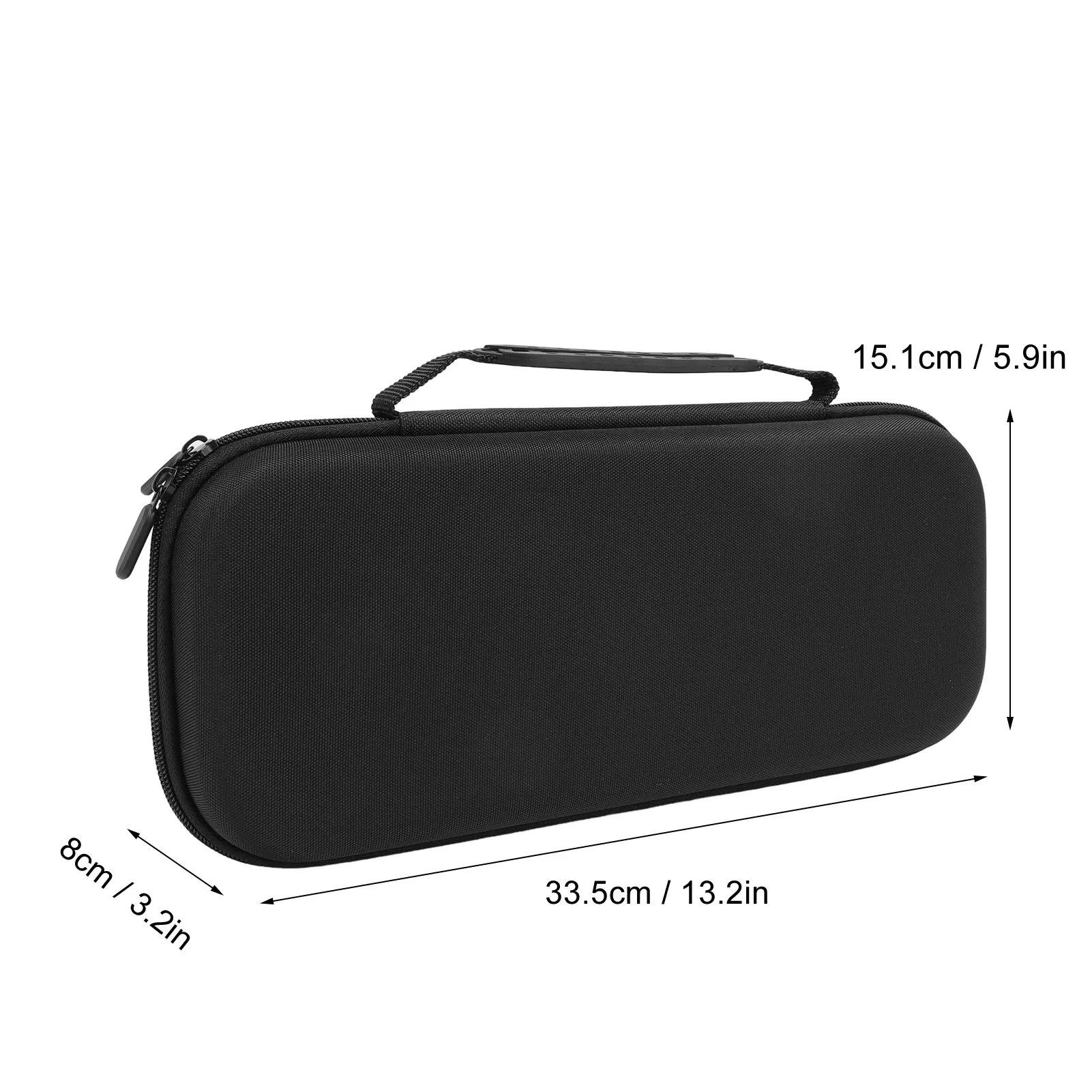 Remote Player Travel Case Waterproof Handheld Console Carrying Bag Shockproof Built in Mesh Pocket Protective for Game Console