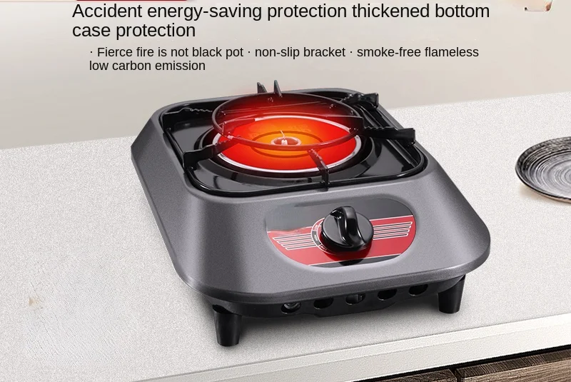 Infrared Single Burner Stove Desktop Household Liquefied Gas Natural Gas Stove Portable Gas Stove Stove 828d