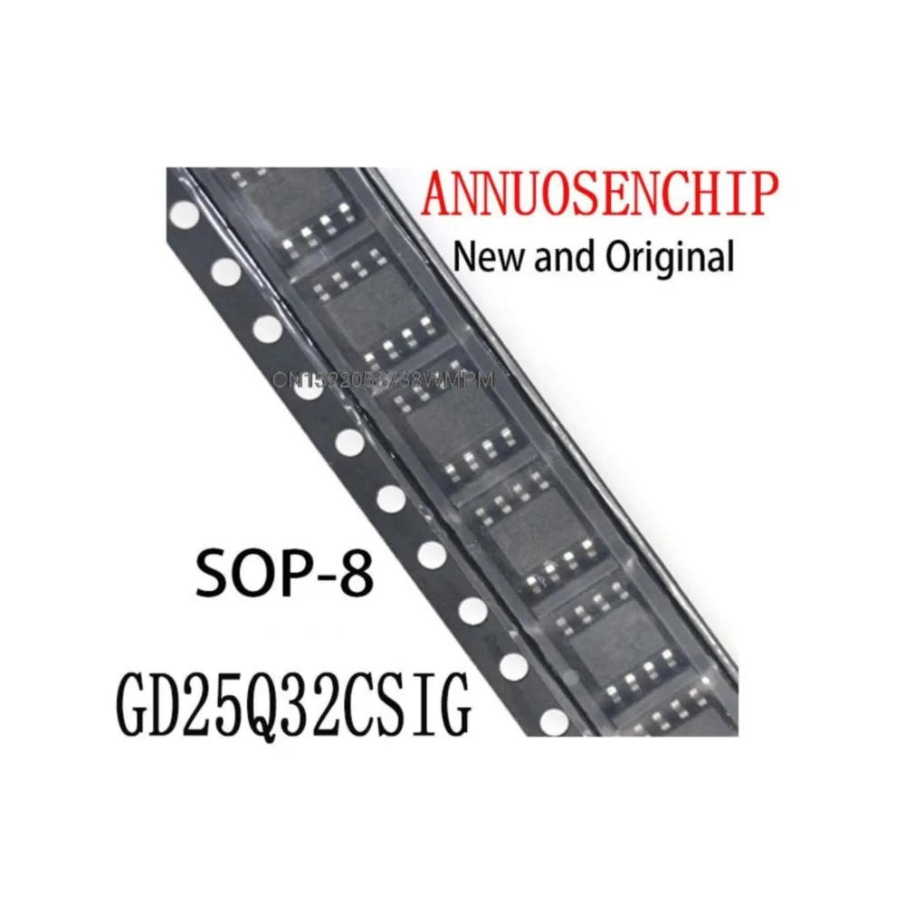 5PCS/lots 100% new and original SPI FLASH 32Mbit/4Mbyte 25Q32 25Q32BSIG GD25Q32BSIG SOP-8 GD25Q32CSIG