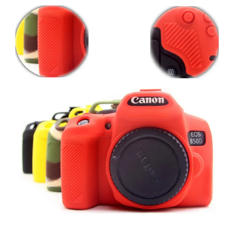 For Canon EOS 850D T8i Kiss X10i DSLR Camera Better Silicone Case Rubber Cover Protector