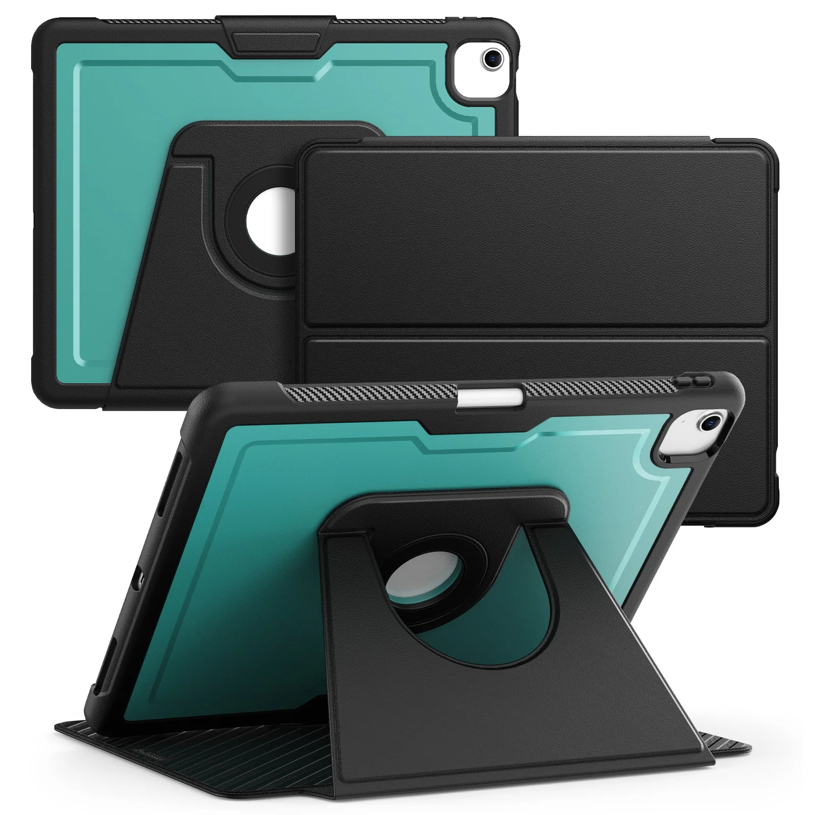 

Чехол для iPad Pro 13 Air 11 Mini 7, магнитная адсорбция 360 ° Многоосный вращающийся чехол-подставка из ПК + ТПУ для iPad 10th 10.9 Pro 12.9