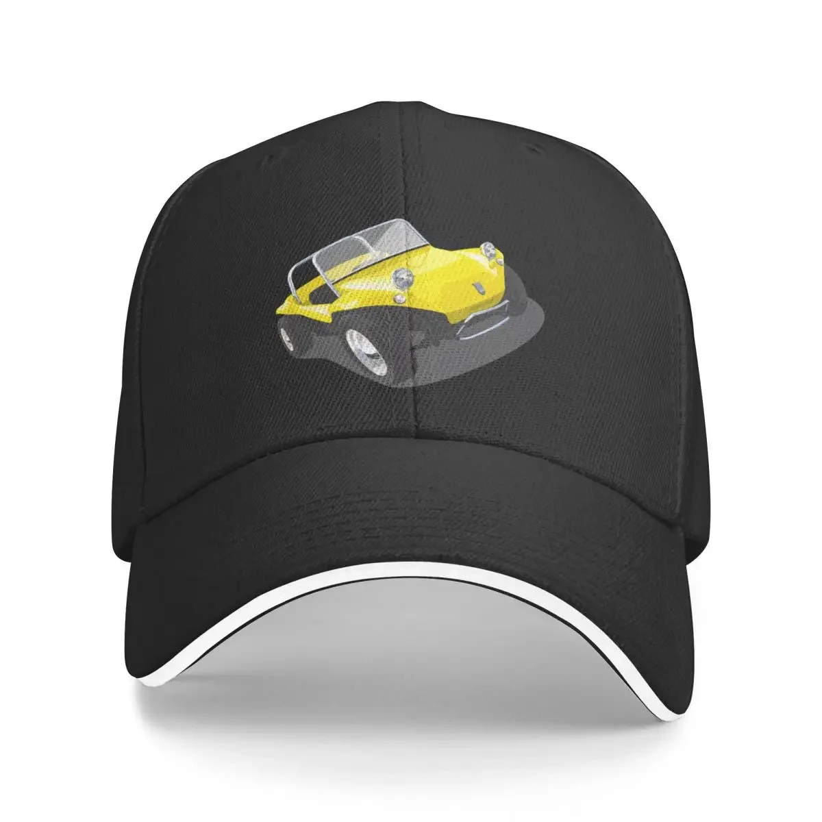 

Classic Manx beach buggy in yellow Baseball Cap Cosplay party Hat foam party Hat Ladies Men's