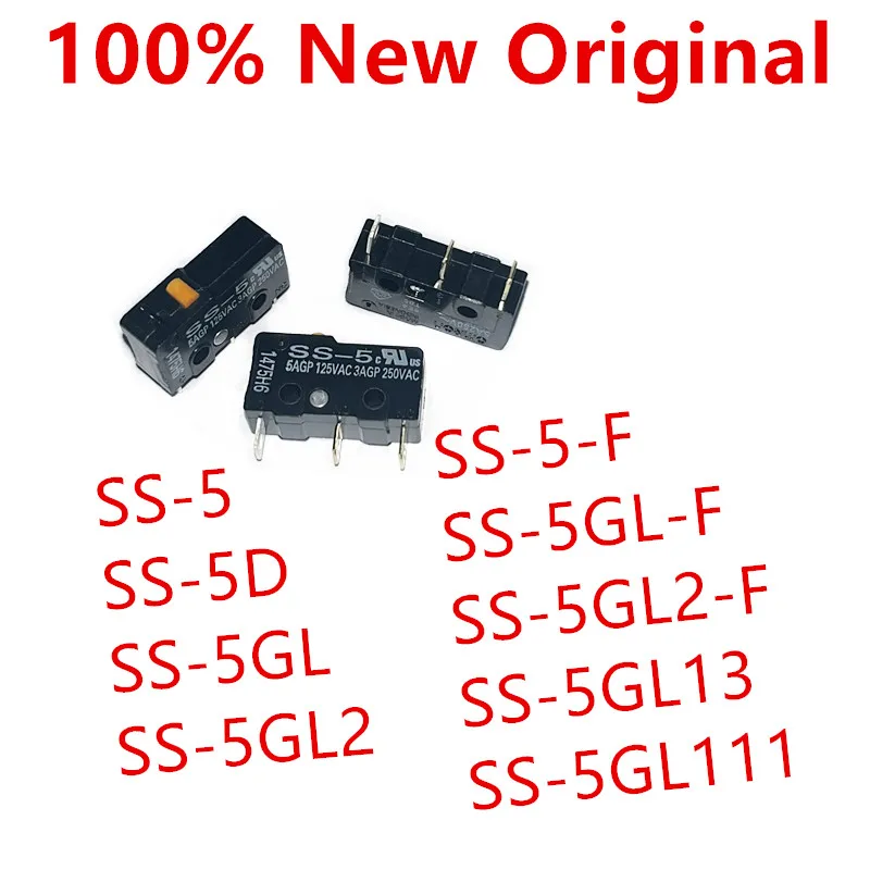 10piece  SS-5 、SS-5D 、SS-5GL 、SS-5GL2 、SS-5GL13 、SS-5GL111 、SS-5-F 、SS-5GL-F 、SS-5GL2-F   New travel micro switch