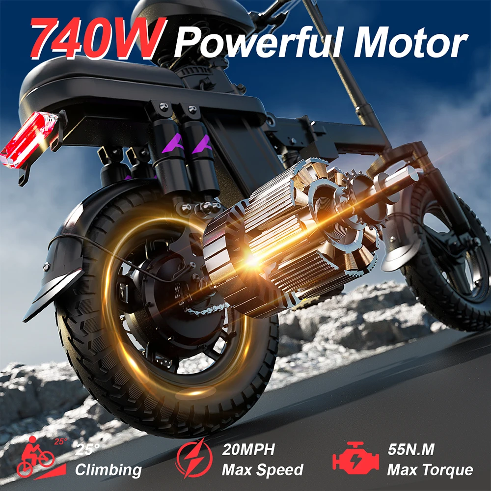 Envío Gratis Bicicleta Eléctrica Plegable de Largo Alcance 2026 400W Certificada UL, Stock en EE. UU. Lista para Dropshipping y Uso Diario