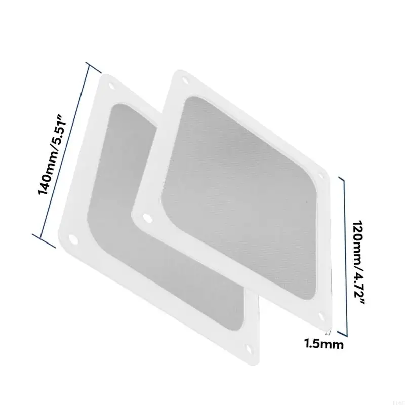 F68C Convolute Mesh Design Design Dust Filter для ПК охлаждающего шасси вентиляторы гриль