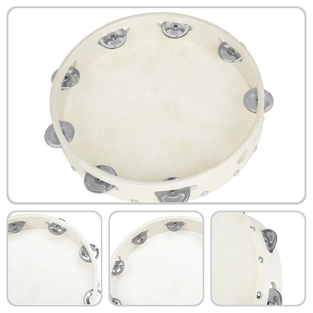 Kids Handheld Tambourine – Educational Percussion Instrument with Bright Sound & Non-Slip Grip for Stage, Party, School
