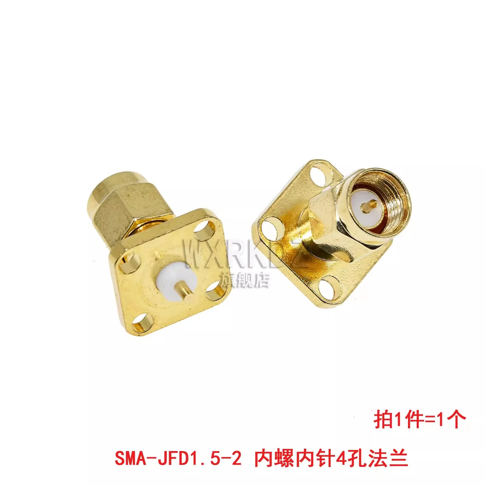 1PC SMA Male/ Female RF Coax Connector Panel Mount Flange Chassis Solder Post Wire Terminal Adapter Goldplated Wholesale