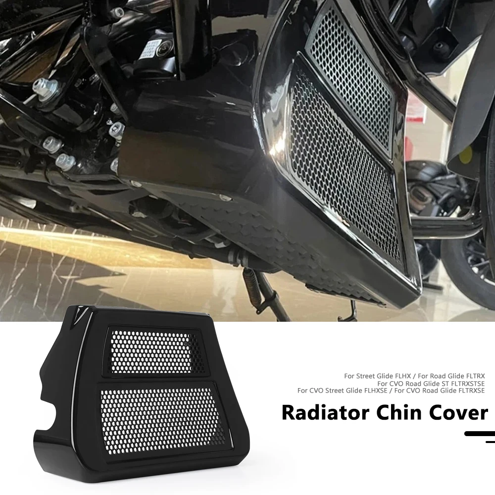

Мотоцикл 2023 2024 2025 для Touring CVO Street Glide FLTRXSE Road Glide FLTRX, передние спойлеры, обтекатель, нижняя крышка радиатора на подбородке