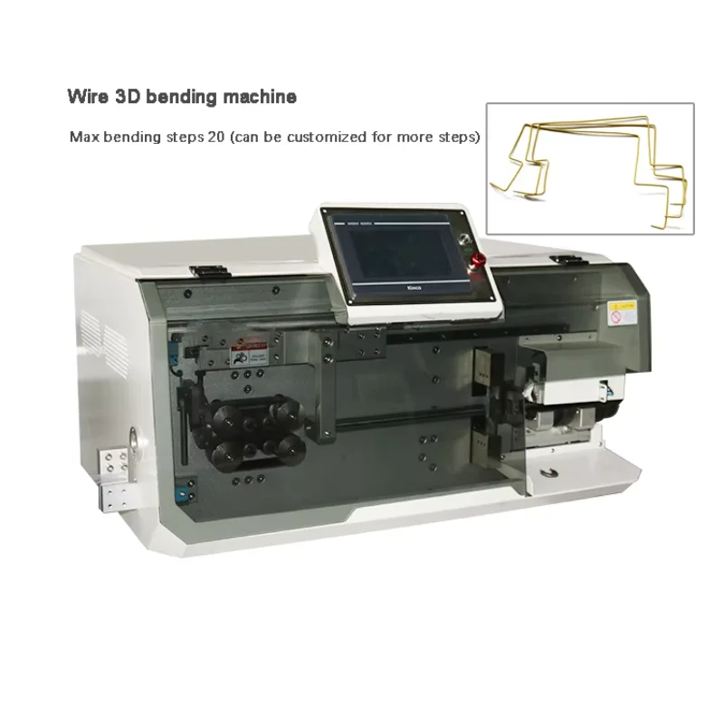 Factory Price S-35B3D Automatic 3D Bender Machine Small Wire Bend Machine Hard Wire Cutting Stripping Bending Machine