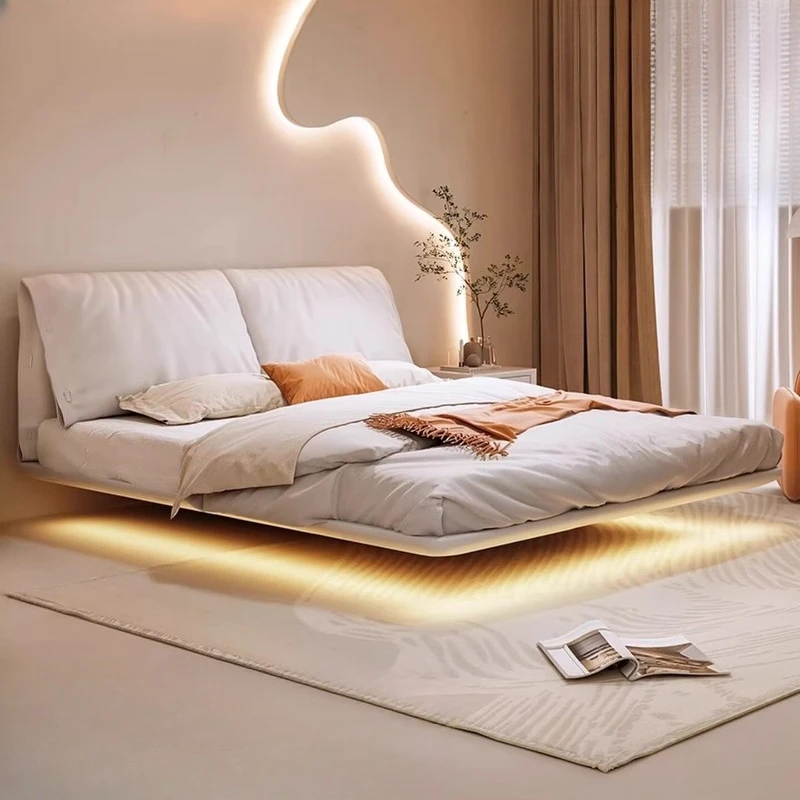 

Modern Bedroom Bed Design European Single Luxury Full Simple Children Bed Double Sleeping Letto Matrimoniale Unique Furniture